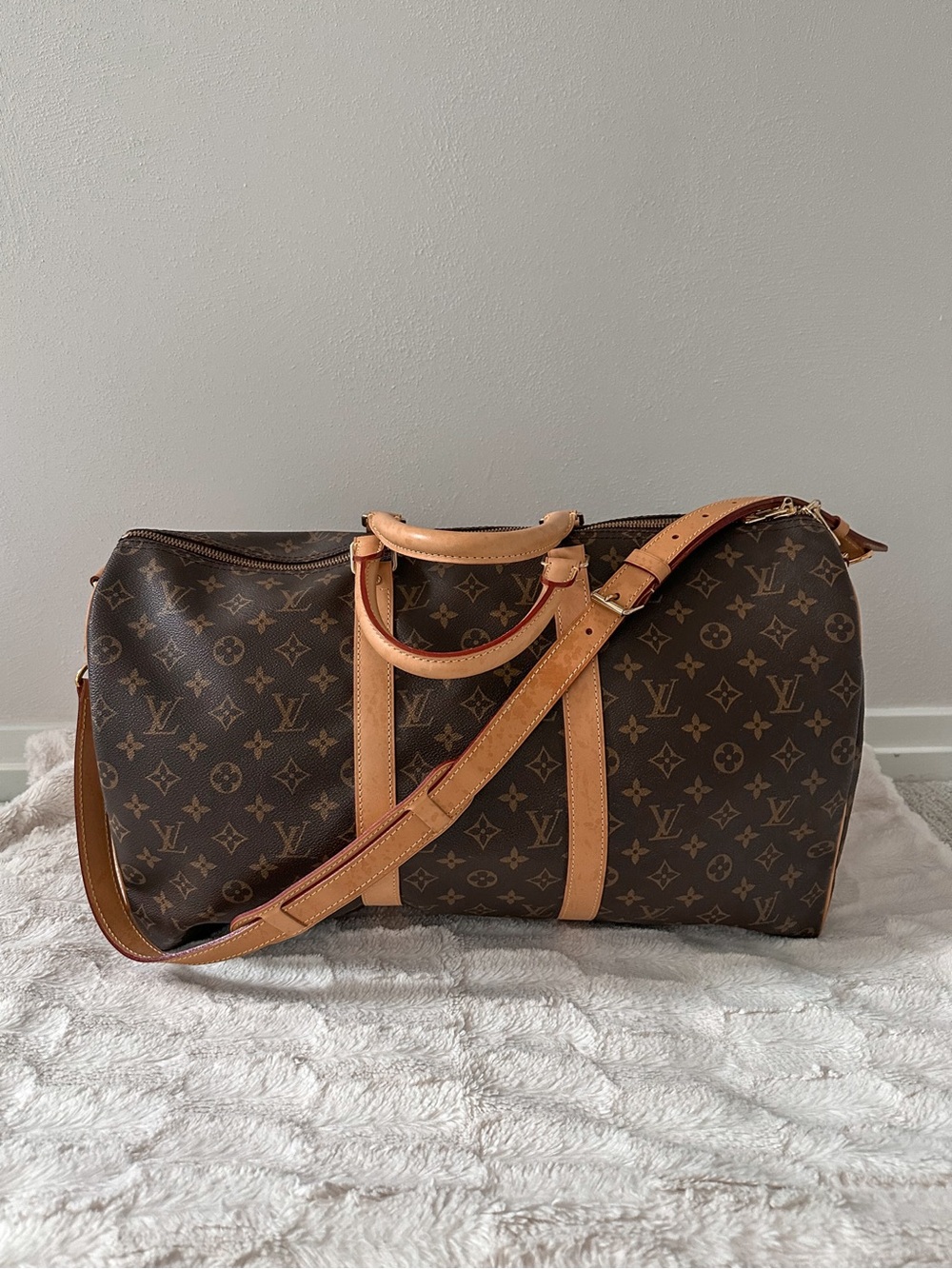 Authentic Louis Vuitton Keepall 50 Bandouliere
